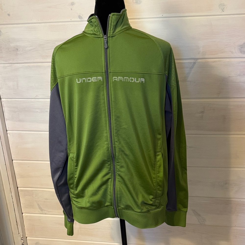 Under Armour Men's Olive and Charcoal Performance Jacket